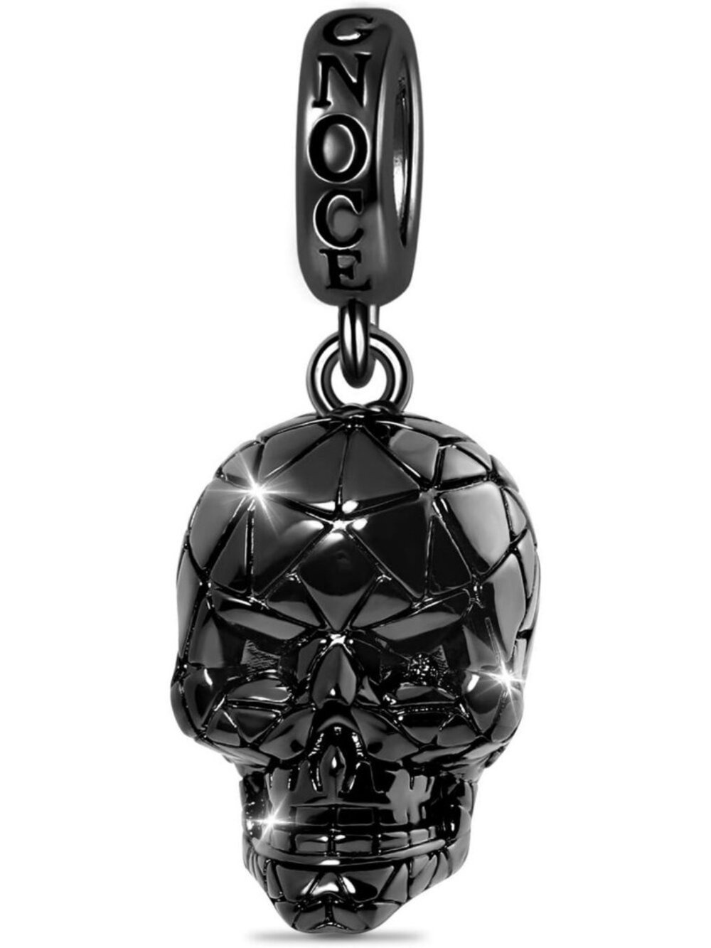 Skull Charm Bead Silver Pendant Dangle for Bracelet/Necklace - Unique Jewelry